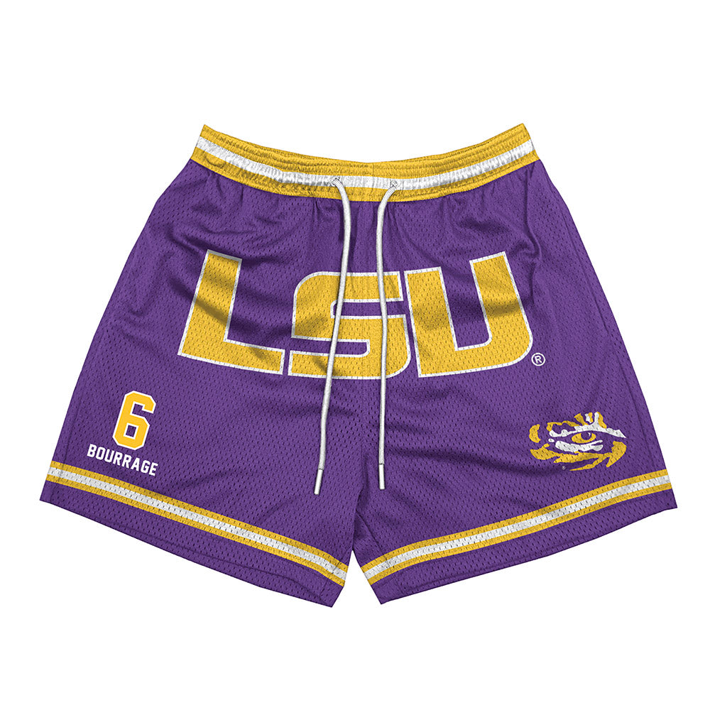 LSU - NCAA Women's Basketball : Divine Bourrage - Shorts-0