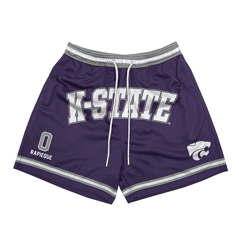 Kansas State - NCAA Men's Basketball : Elias Rapieque - Shorts-0
