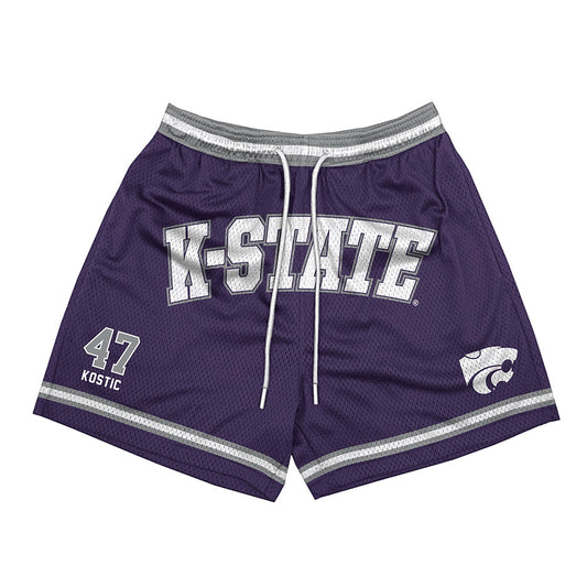 Kansas State - NCAA Men's Basketball : Andrej Kostic - Shorts-0