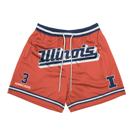 Illinois - NCAA Men's Basketball : Benjamin Humrichous - Shorts-0