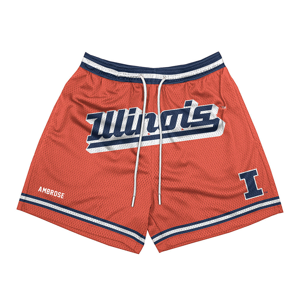 Illinois - NCAA Men's Track & Field : Javaris Ambrose - Shorts-0