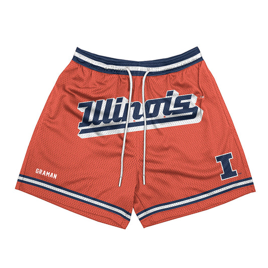 Illinois - NCAA Women's Track & Field : Katharina Graman - Shorts-0