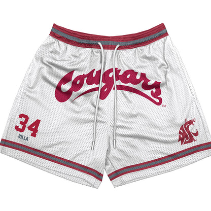 WSU - NCAA Women's Basketball : Jenna Villa - Shorts-0