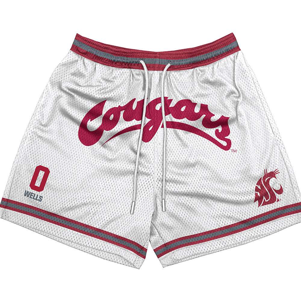 WSU - NCAA Men's Basketball : Jaylen Wells - Shorts-0