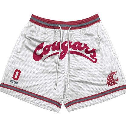 WSU - NCAA Men's Basketball : Jaylen Wells - Shorts-0