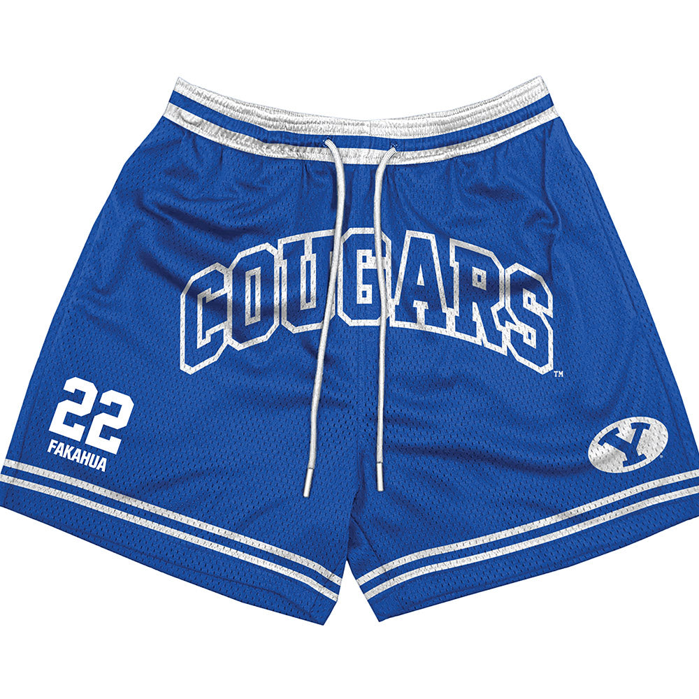 BYU - NCAA Football : Mason Fakahua - Shorts-0