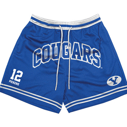 BYU - NCAA Men's Basketball : Nate Pickens - Shorts-0