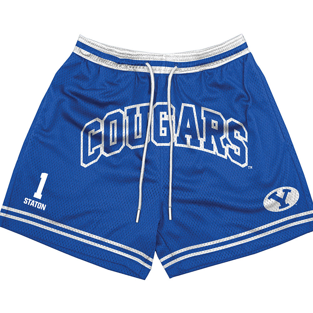 BYU - NCAA Men's Basketball : Xavion Staton - Shorts-0