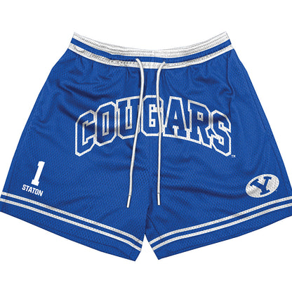 BYU - NCAA Men's Basketball : Xavion Staton - Shorts-0