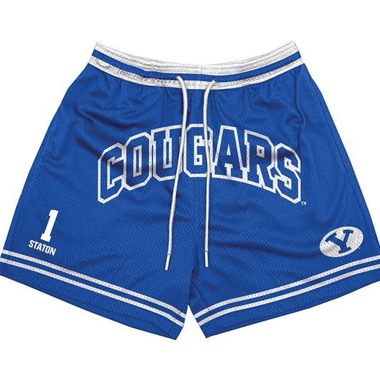 BYU - NCAA Men's Basketball : Xavion Staton - Shorts-0