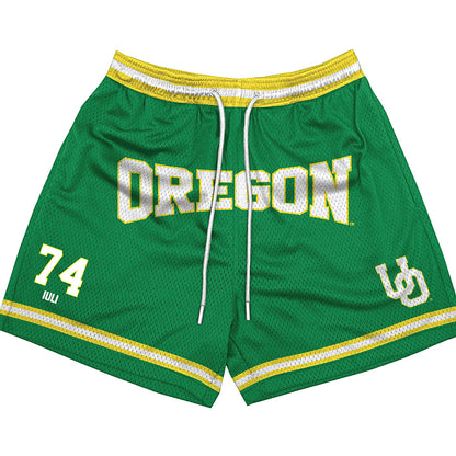 Oregon - NCAA Football : Dave Iuli - Shorts-0