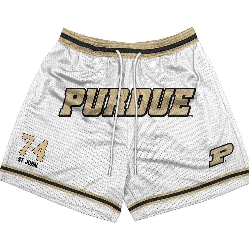 Purdue - NCAA Football : Jalen St John - Shorts-0