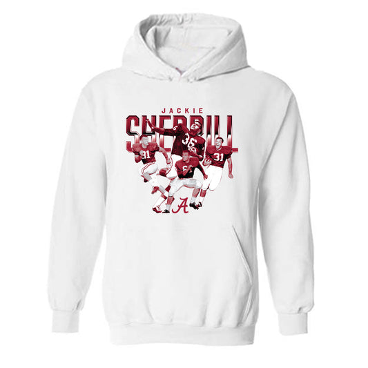 Alabama - Football Alumni : Jackie Sherrill - Player Collage Hooded Sweatshirt