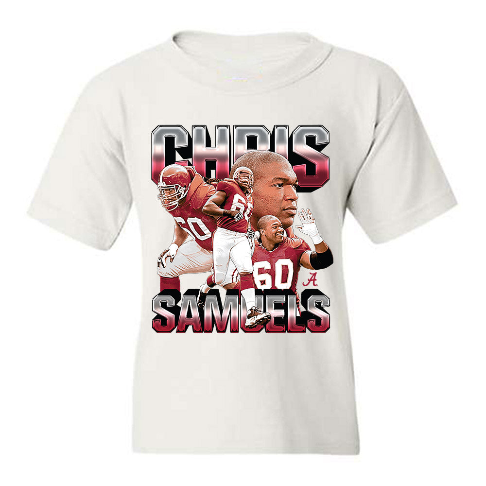 Alabama - Football Alumni : Chris Samuels - Player Collage Youth T-Shirt