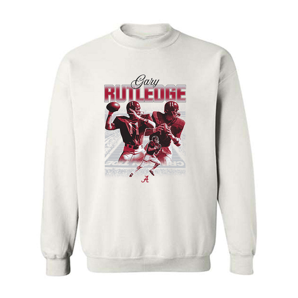 Alabama - Football Alumni : Gary Rutledge - Player Collage Crewneck Sweatshirt