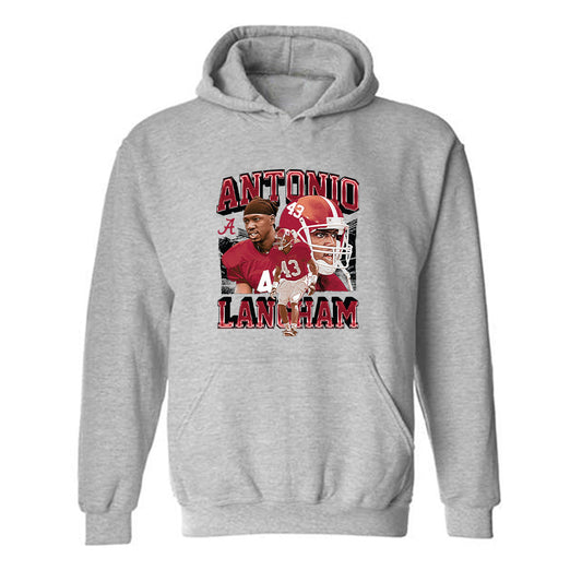 Alabama - Football Alumni : Antonio Langham - Player Collage Hooded Sweatshirt