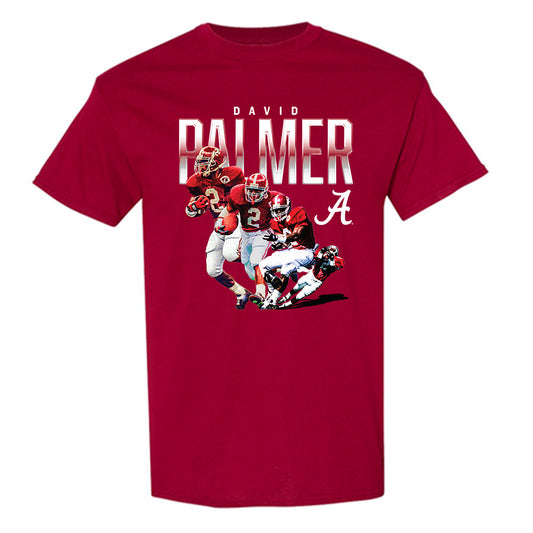 Alabama - Football Alumni : David Palmer - Player Collage T-Shirt