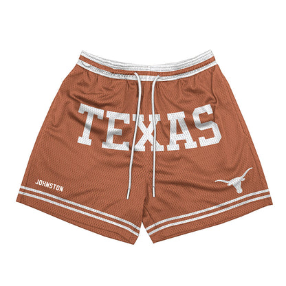 Texas - NCAA Men's Swimming & Diving : David Johnston - Orange Shorts