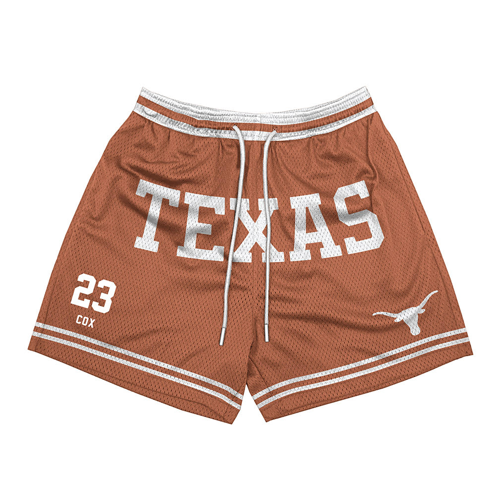 Texas - NCAA Women's Soccer : EmJ (Emily Jane) Cox - Orange Shorts