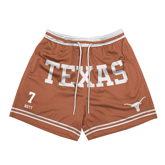 Texas - NCAA Men's Basketball : Cole Bott - Orange Shorts-0