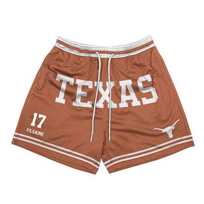 Texas - NCAA Football : Xavier Filsaime - Orange Shorts-0