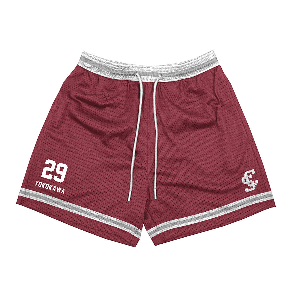 SCU - NCAA Men's Soccer : Yu Yokokawa - Shorts-0