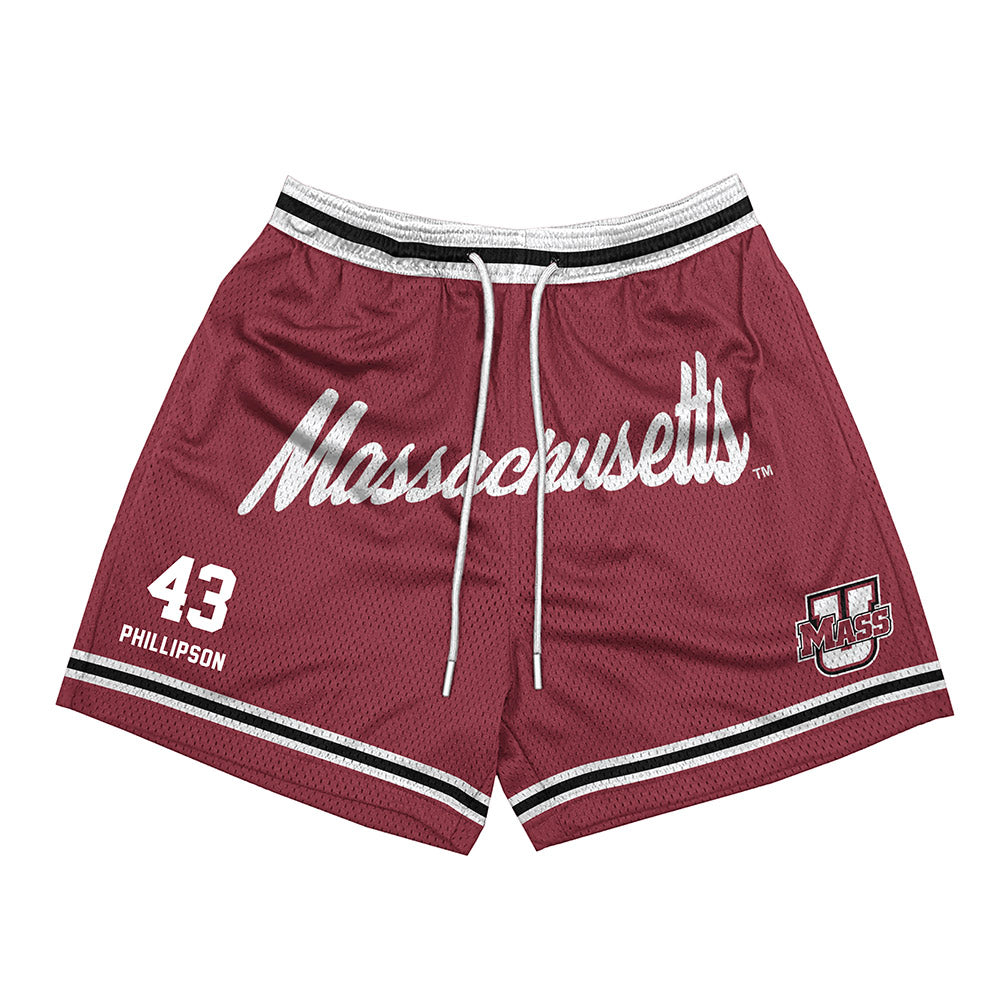 UMass - NCAA Football : Edward Phillipson - Shorts-0