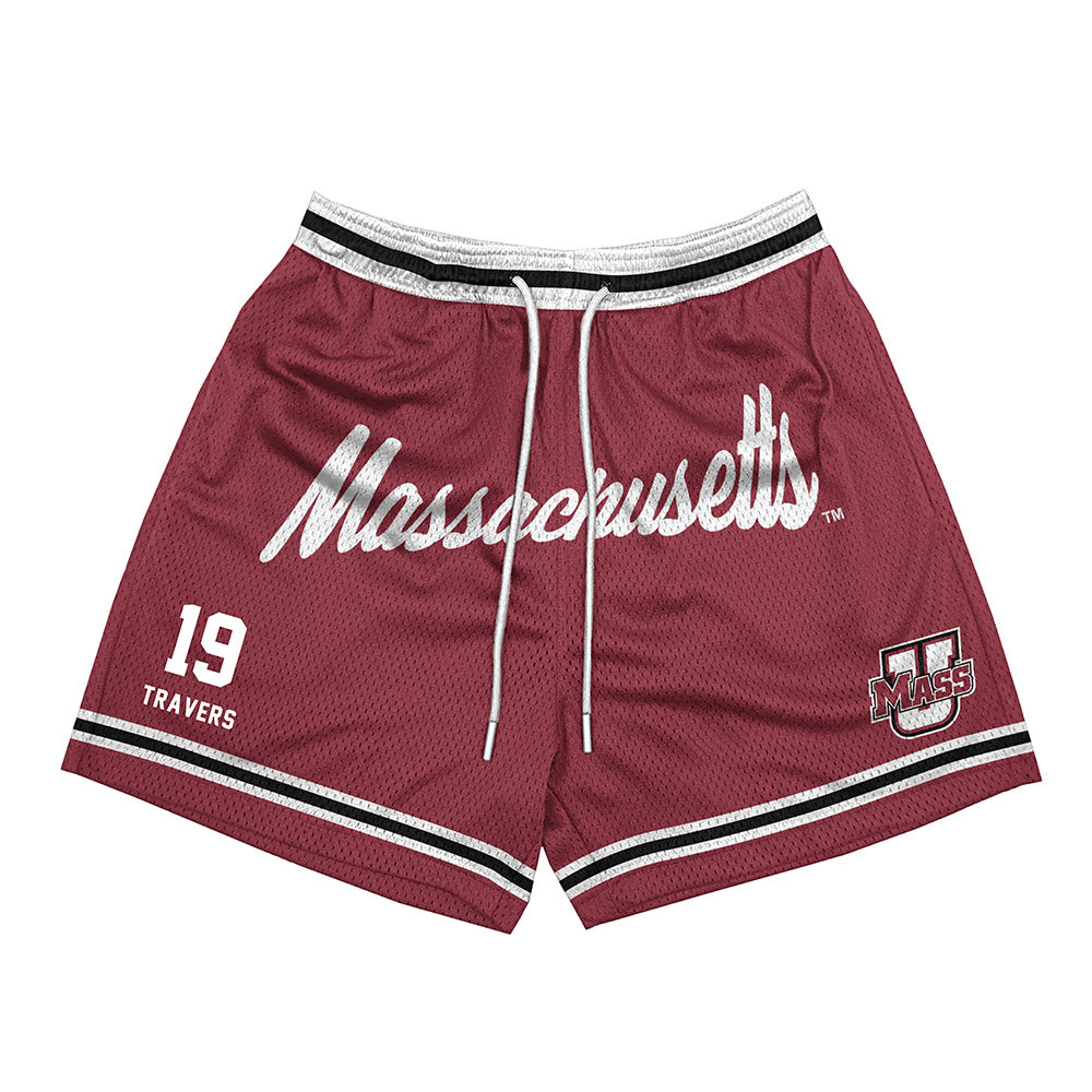 UMass - NCAA Men's Lacrosse : Robbie Travers - Shorts-0