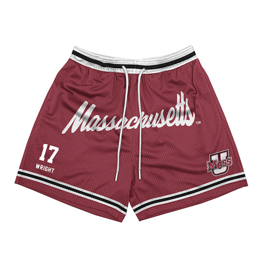 UMass - NCAA Men's Soccer : Braeden Wright - Shorts-0