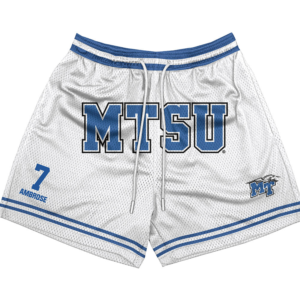 MTSU - NCAA Men's Basketball : Charvez Ambrose - Shorts-0