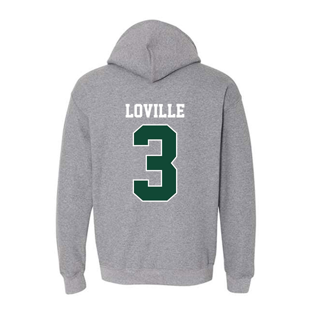 Portland State - NCAA Football : Terence Loville - Classic Shersey Hooded Sweatshirt-1