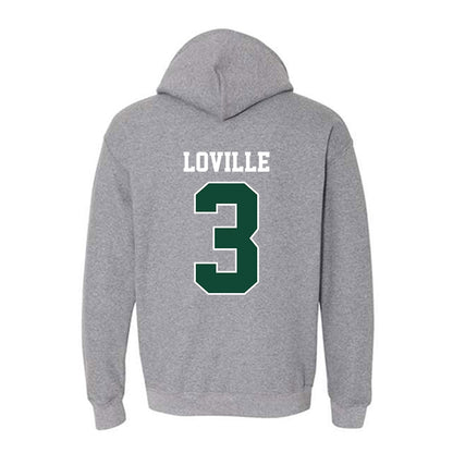 Portland State - NCAA Football : Terence Loville - Classic Shersey Hooded Sweatshirt-1