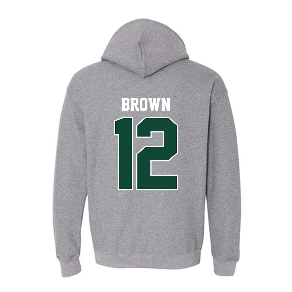 Portland State - NCAA Women's Basketball : Kyleigh Brown - Classic Shersey Hooded Sweatshirt-1