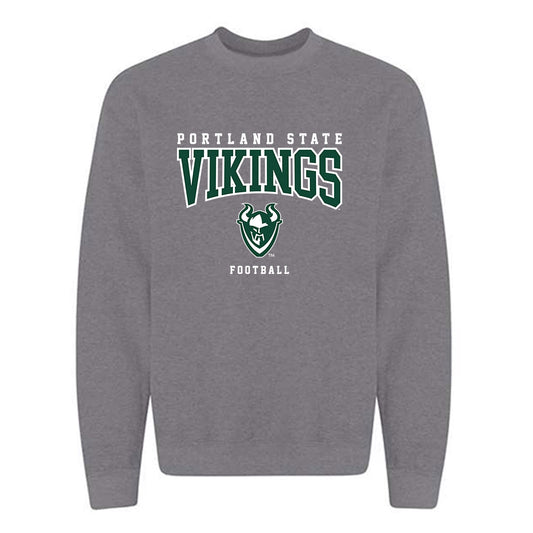 Portland State - NCAA Football : Cru Newman - Classic Shersey Crewneck Sweatshirt-0