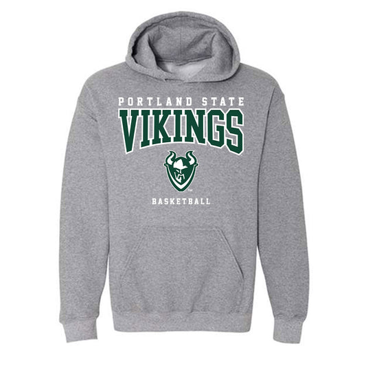 Portland State - NCAA Men's Basketball : Colt Ness - Classic Shersey Hooded Sweatshirt-0