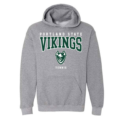 Portland State - NCAA Women's Tennis : Hana Abdelhamid - Classic Shersey Hooded Sweatshirt-0