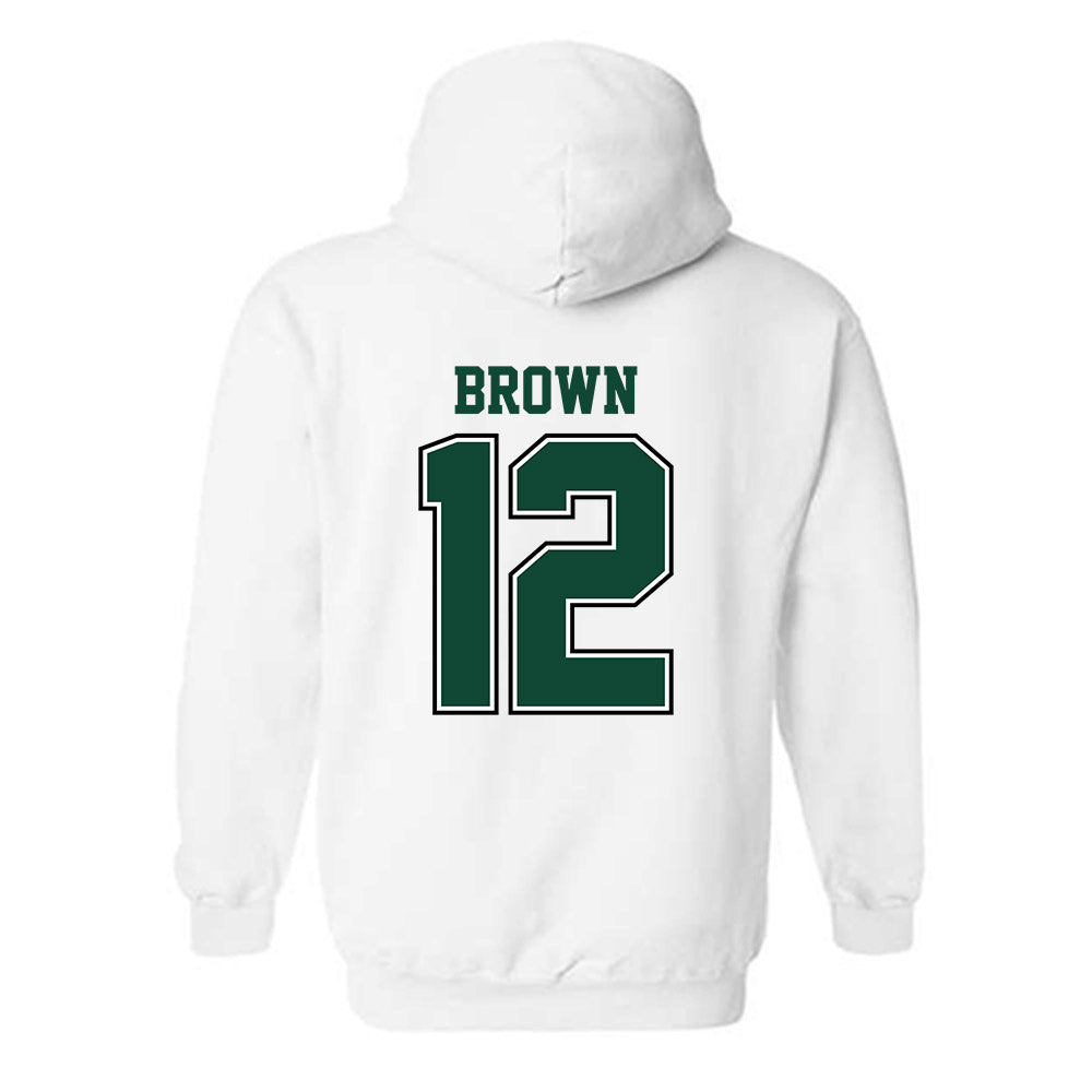 Portland State - NCAA Women's Basketball : Kyleigh Brown - Classic Shersey Hooded Sweatshirt-1