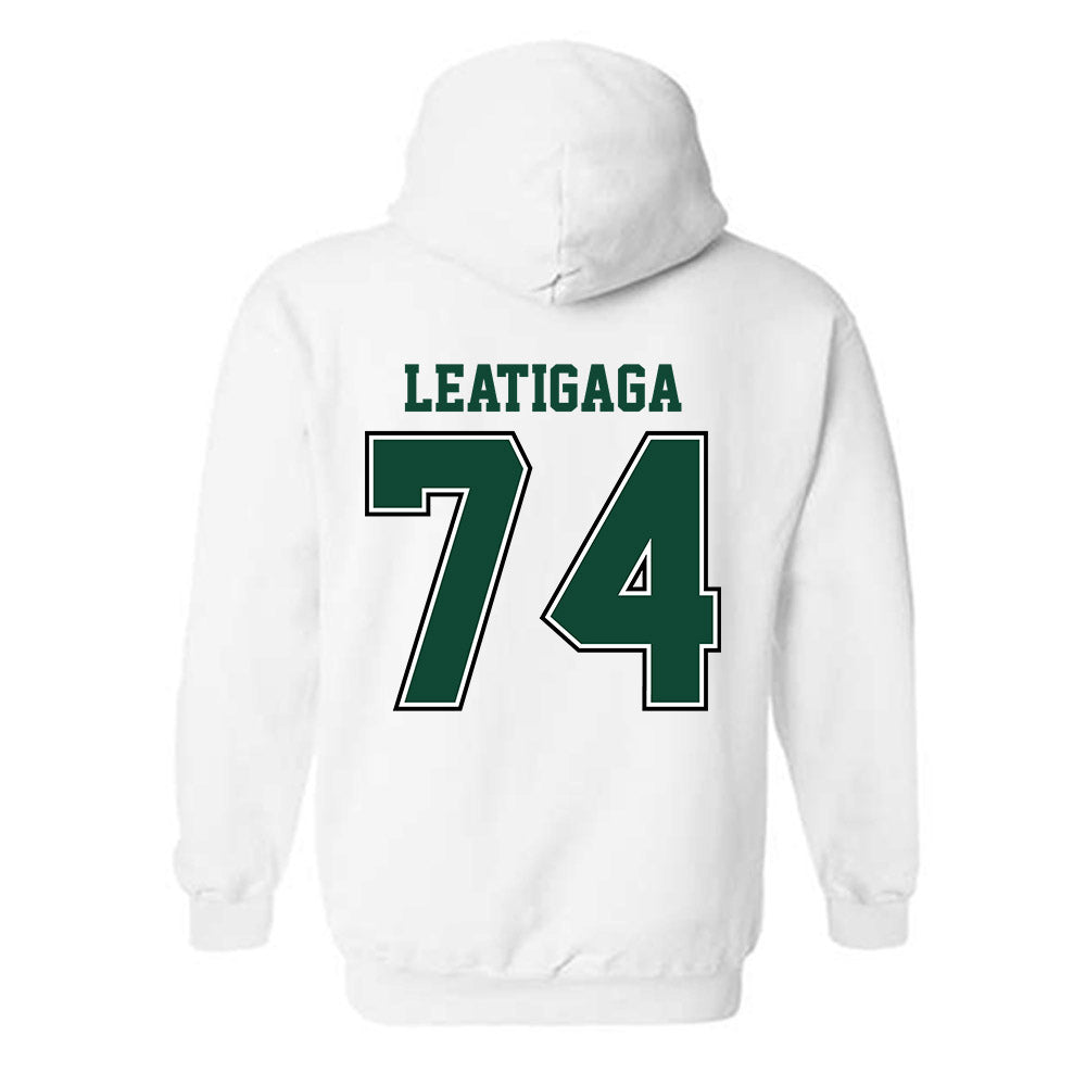 Portland State - NCAA Football : Pule Leatigaga - Classic Shersey Hooded Sweatshirt-1