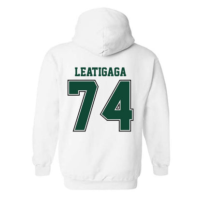 Portland State - NCAA Football : Pule Leatigaga - Classic Shersey Hooded Sweatshirt-1