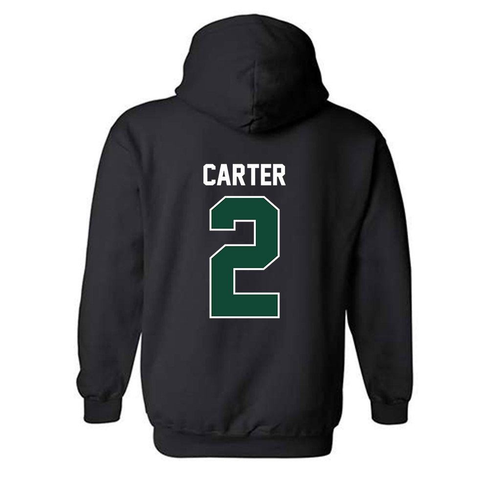 Portland State - NCAA Women's Basketball : Jamia Carter - Classic Shersey Hooded Sweatshirt-1