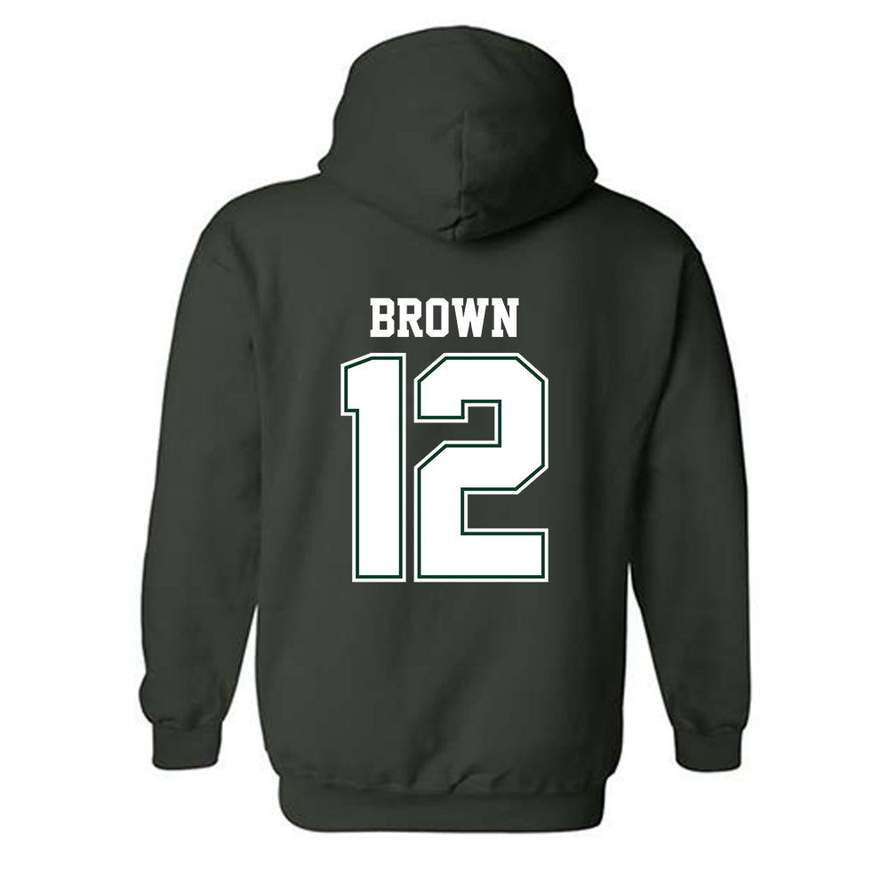 Portland State - NCAA Women's Basketball : Kyleigh Brown - Classic Shersey Hooded Sweatshirt-1