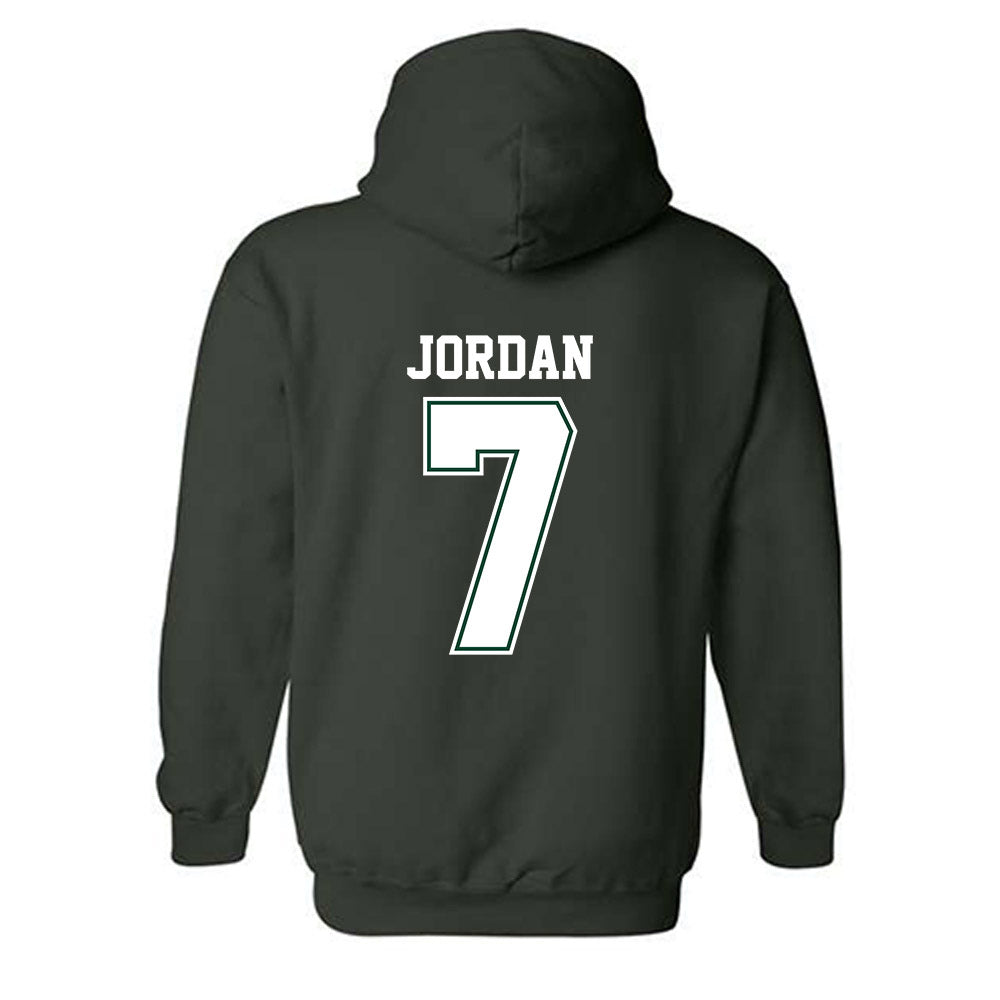 Portland State - NCAA Football : CJ Jordan - Classic Shersey Hooded Sweatshirt-1
