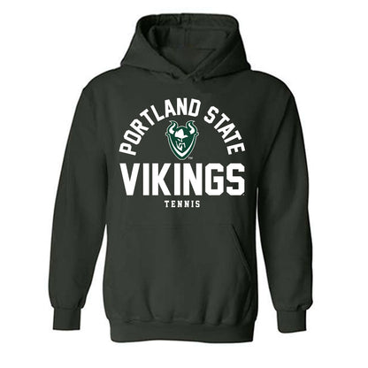 Portland State - NCAA Women's Tennis : Ayra Salim - Classic Shersey Hooded Sweatshirt-0