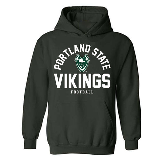 Portland State - NCAA Football : Cru Newman - Classic Shersey Hooded Sweatshirt-0