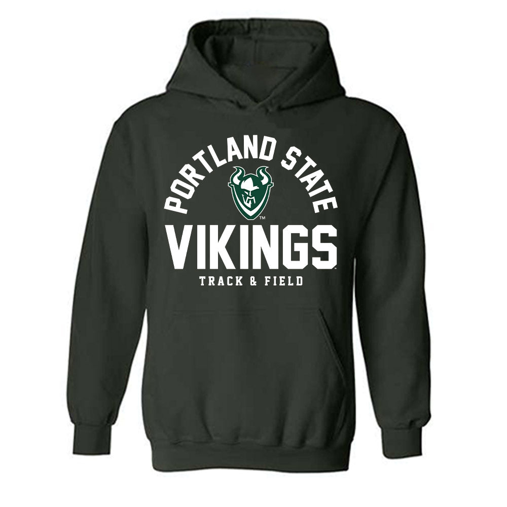Portland State - NCAA Men's Track & Field : Daniel Coppedge - Classic Shersey Hooded Sweatshirt-0