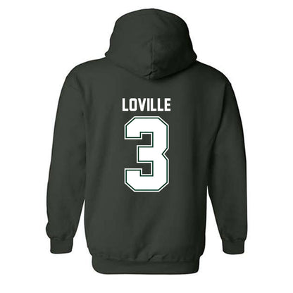 Portland State - NCAA Football : Terence Loville - Classic Shersey Hooded Sweatshirt-1