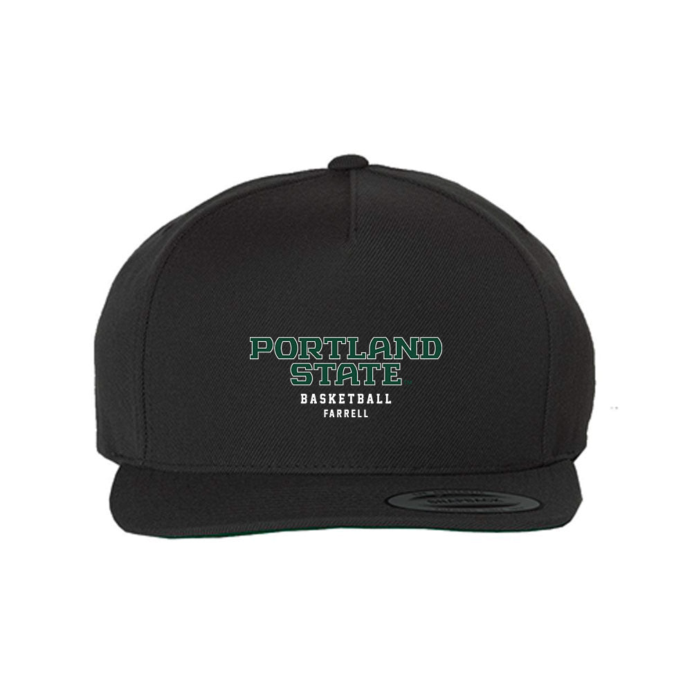 Portland State - NCAA Men's Basketball : Cole Farrell - Snapback Hat