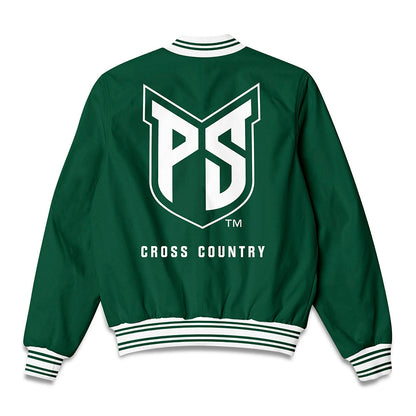 Portland State - NCAA Men's Cross Country : Mika Sarver Huber - Bomber Jacket-1