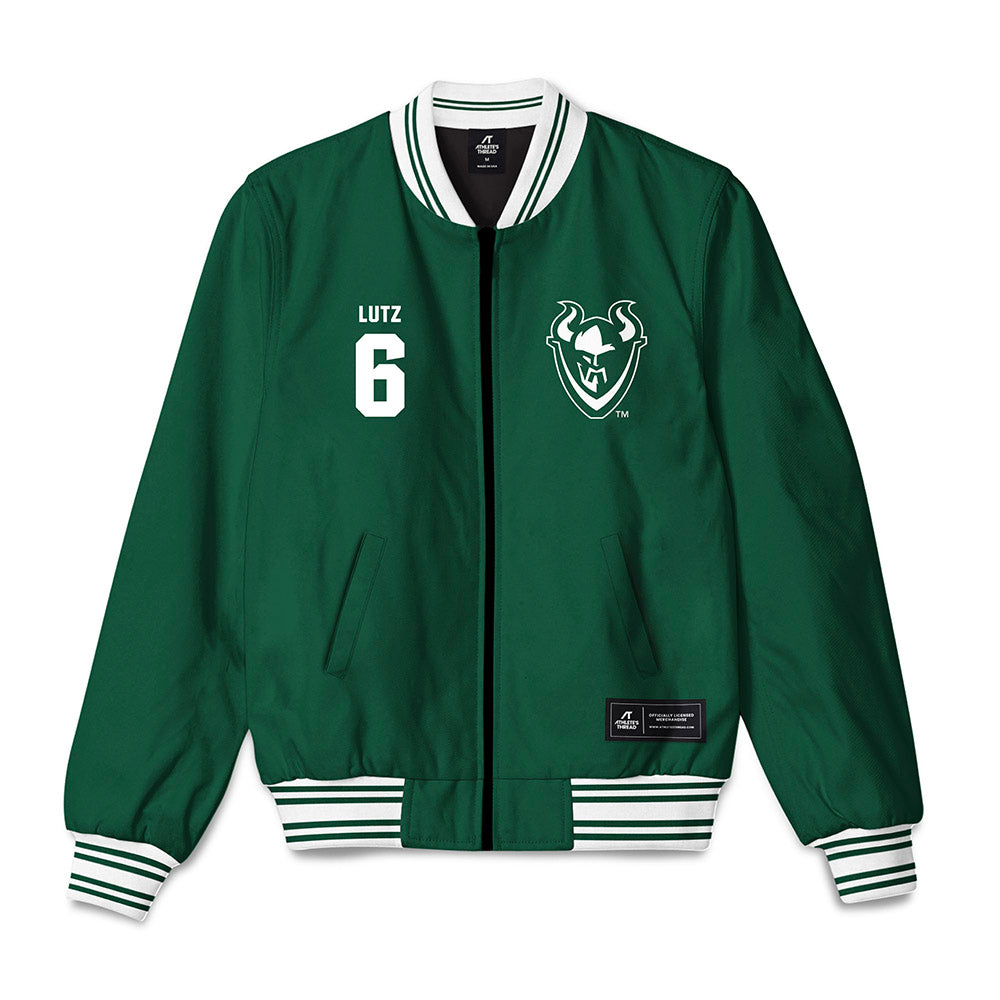 Portland State - NCAA Softball : Breanna Lutz - Bomber Jacket-0