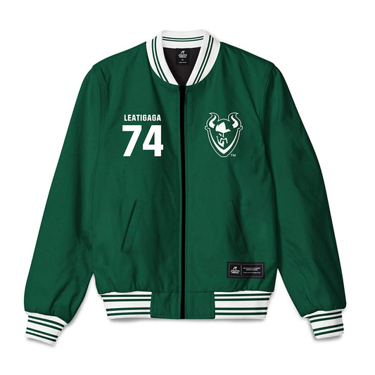 Portland State - NCAA Football : Pule Leatigaga - Bomber Jacket-0